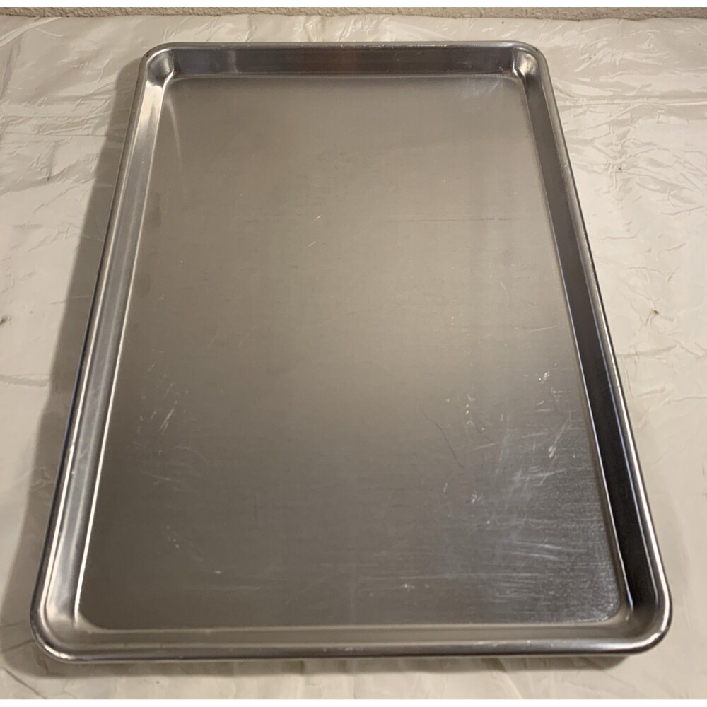 Commercial Aluminum 13x18 Sheet Baking Pan Bun Bread Cookie Half 1/2 NOS